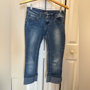 Angels Embellished Capri Jeans – Size 0